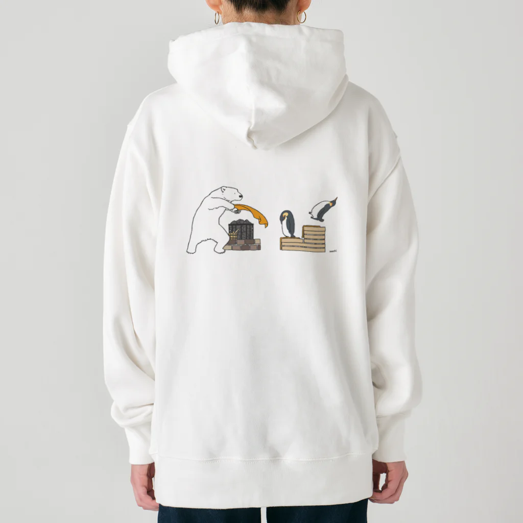 mocchi’s workshopのシロクマロウリュ Heavyweight Hoodie