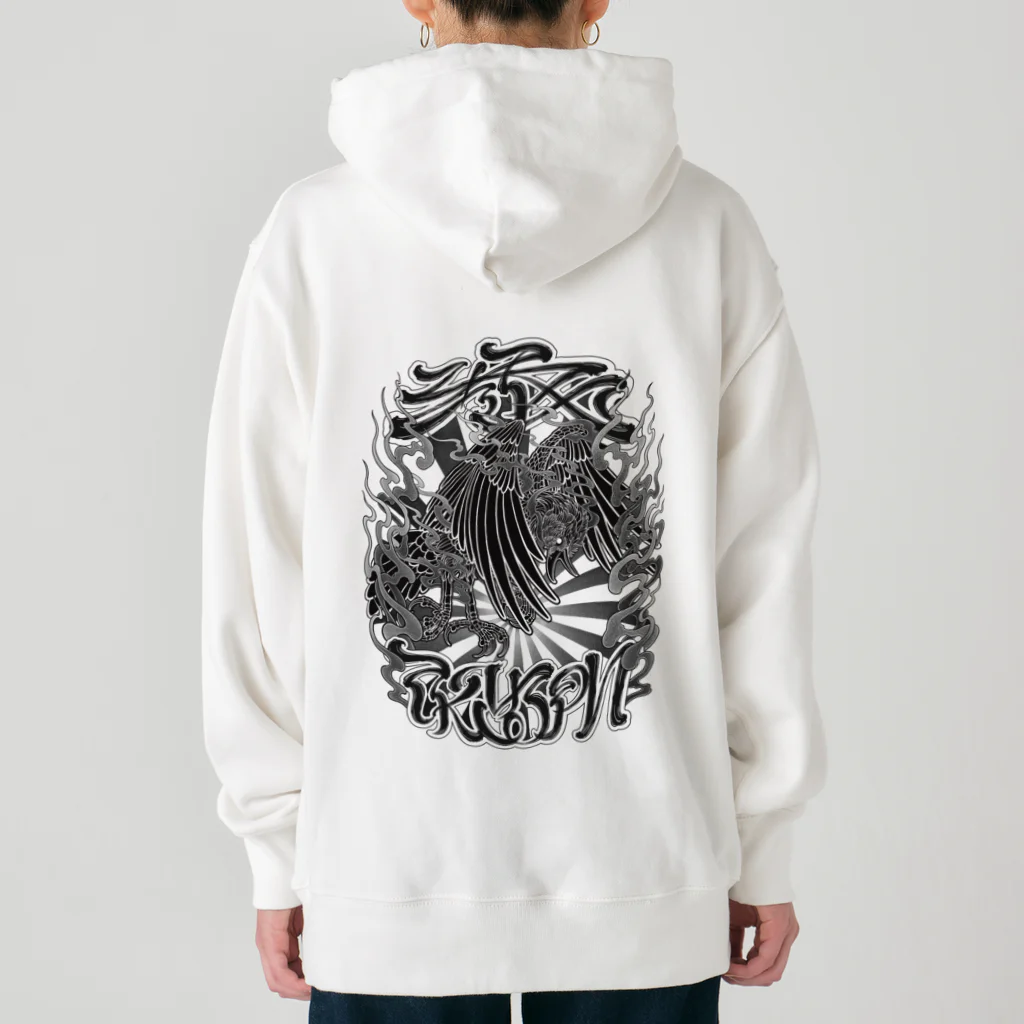 Y's Ink Works Official Shop at suzuriのCROW  Heavyweight Hoodie