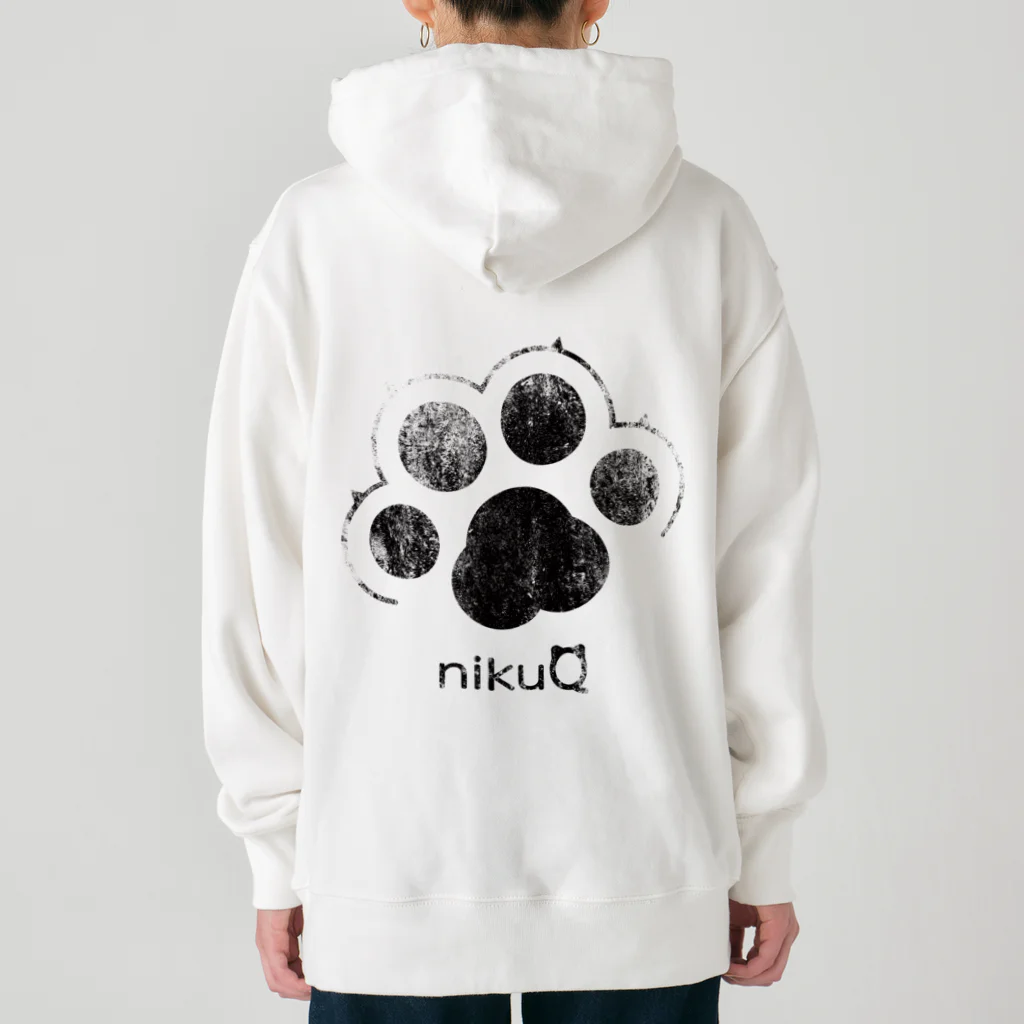 WebArtsの肉球をモチーフにしたオリジナルブランド「nikuQ」（猫タイプ）です ヘビーウェイトパーカー