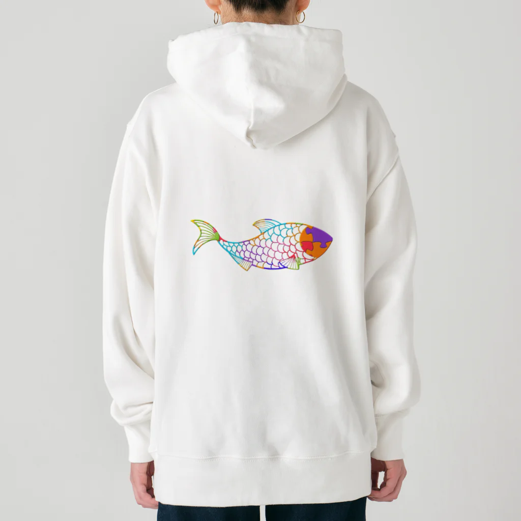 mumusの魚　jigsaw pals Heavyweight Hoodie