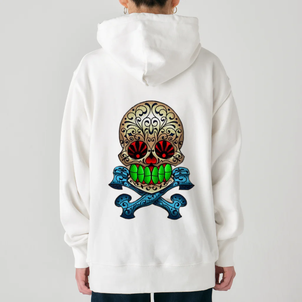 Hinakagoのメキシカンスカル Heavyweight Hoodie