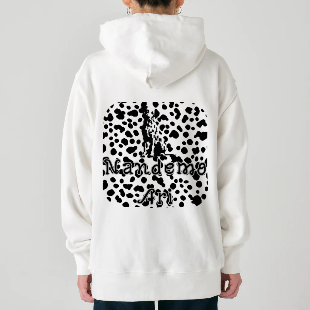 &AIのピクセルアートダルメシアン　6 Heavyweight Hoodie