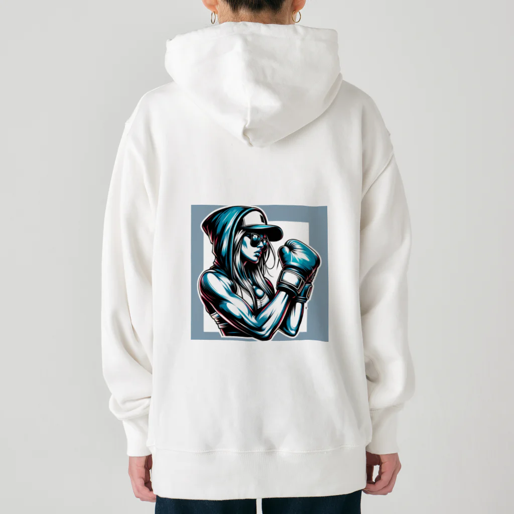 NATTOMOのボクシング女子 Heavyweight Hoodie