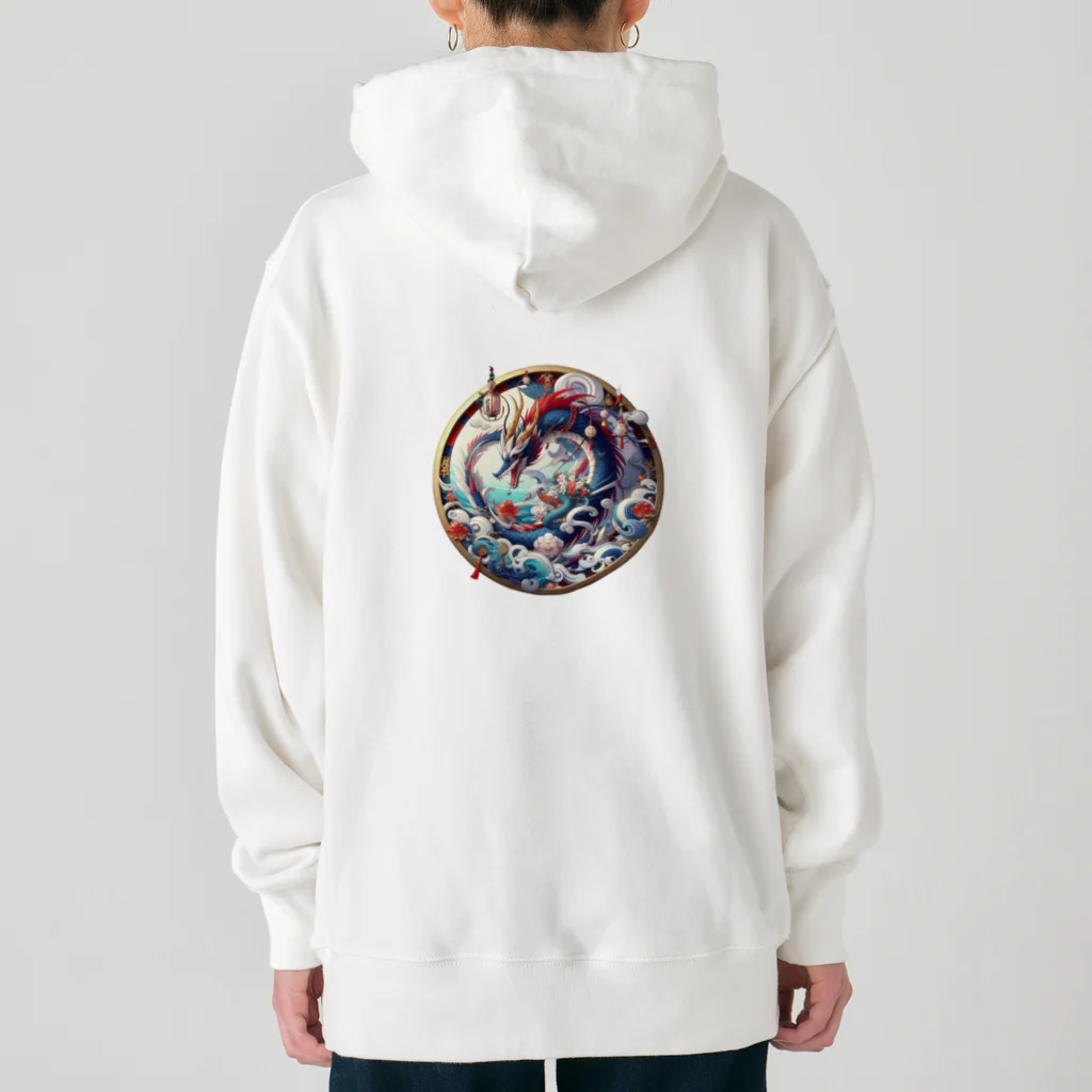 終わらない夢🌈の龍✨ Heavyweight Hoodie