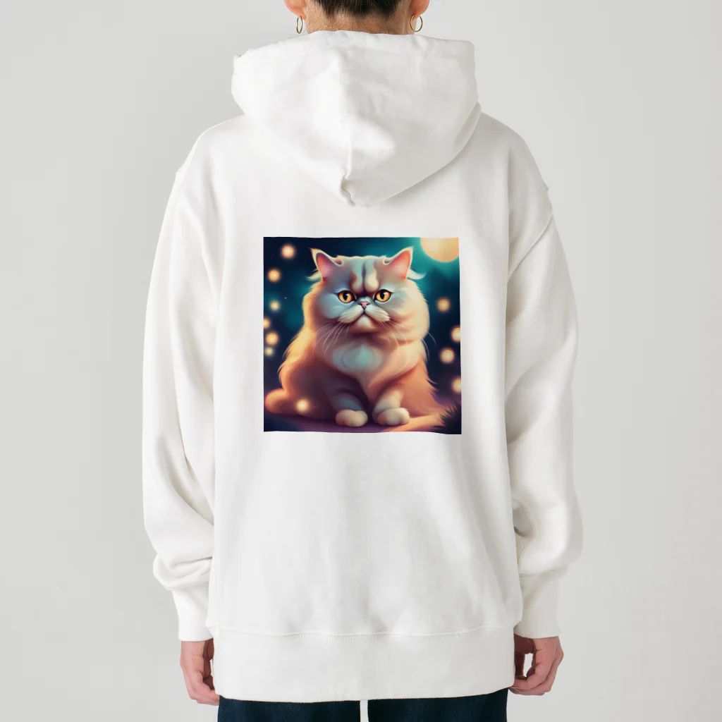 レモングラスのごきげんなペルシャ猫 Heavyweight Hoodie