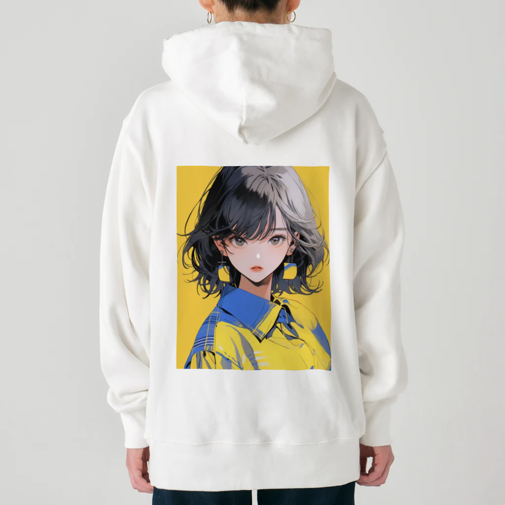 yanagi029のワイシャツ女子 Heavyweight Hoodie