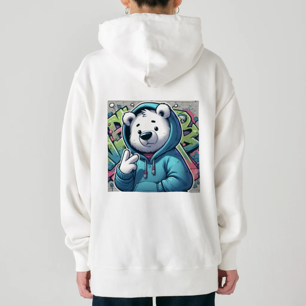 shishimaru444のHACCHYAKE SHIROKUMA Heavyweight Hoodie