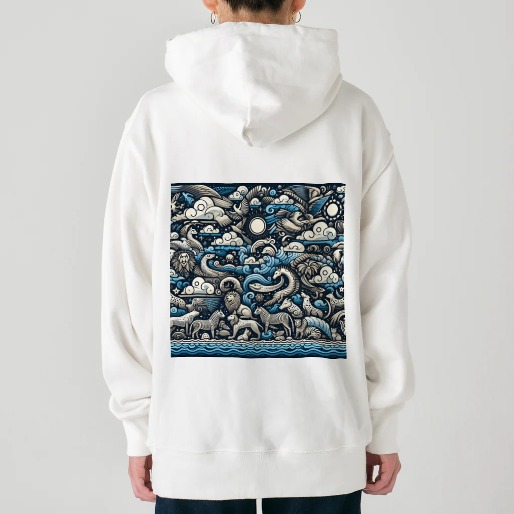 nyonsunの宝箱の自然界からのメッセージ4 Heavyweight Hoodie