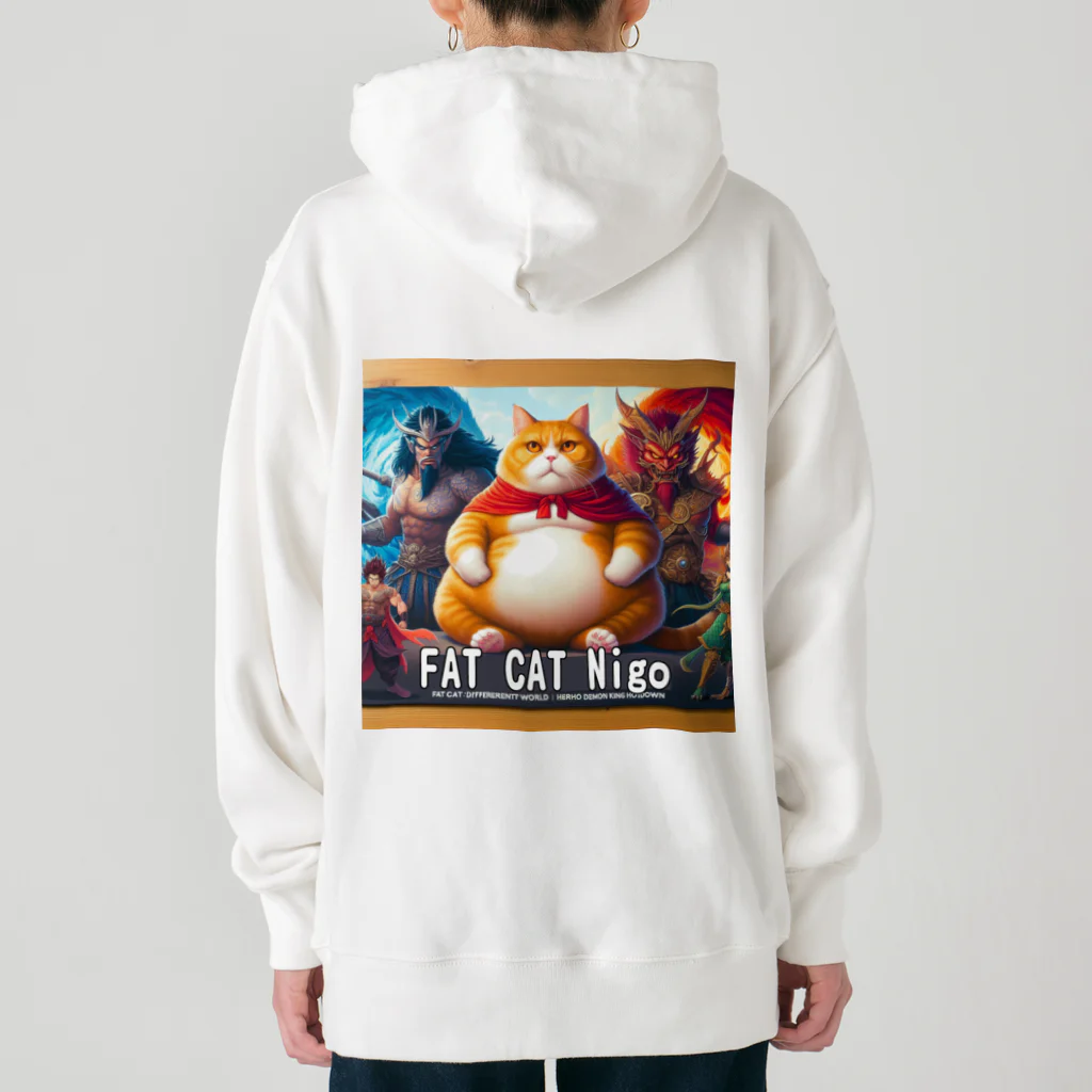 ニゴ猫　shopのFAT CAT HERO Nigo デブ猫勇者ニゴ ヘビーウェイトパーカー