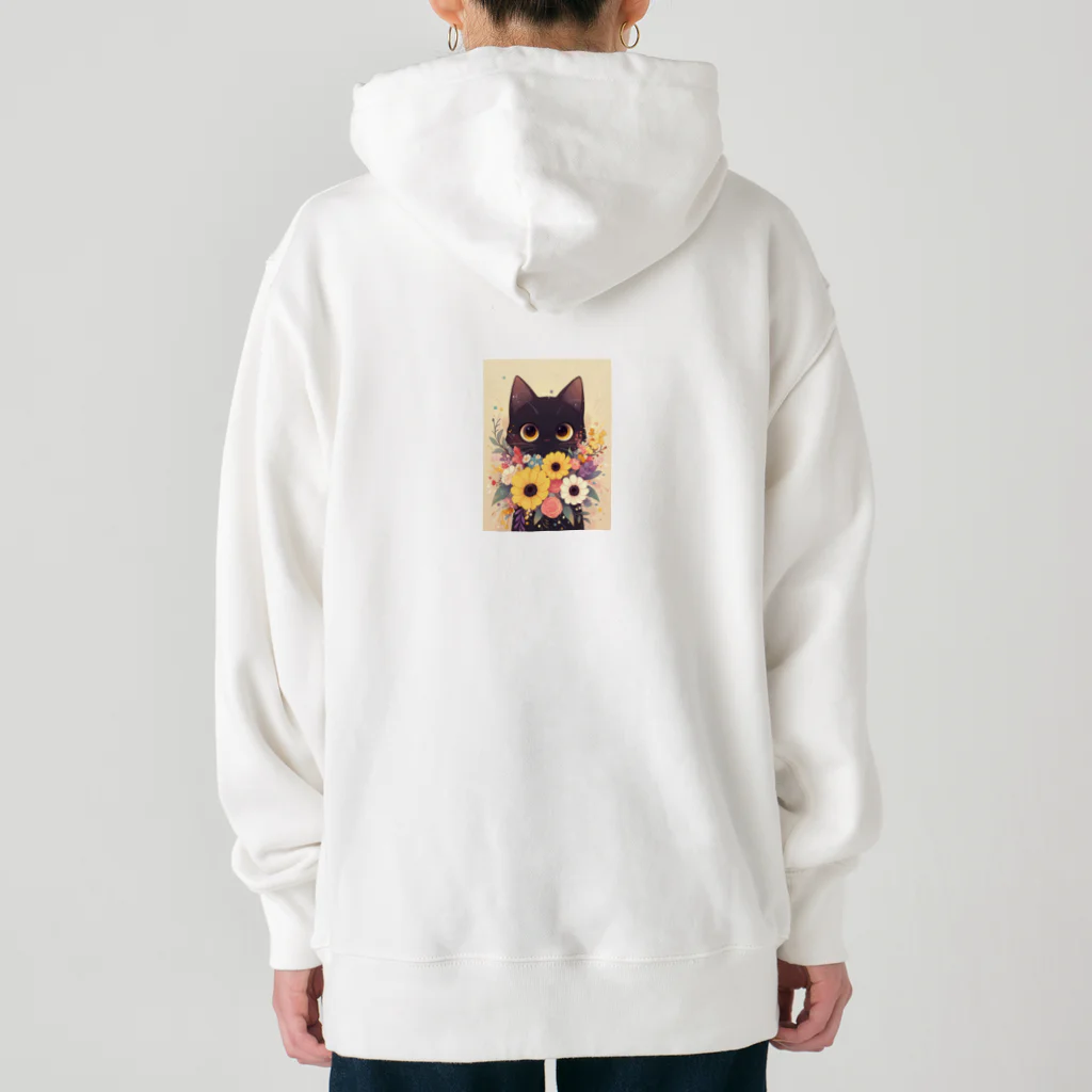 AQUAMETAVERSEの花束を猫に　Hime  253 Heavyweight Hoodie