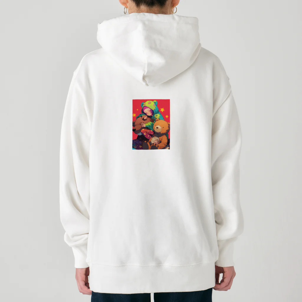 AQUAMETAVERSEの熊と仲良し　ラフルール　1859 Heavyweight Hoodie