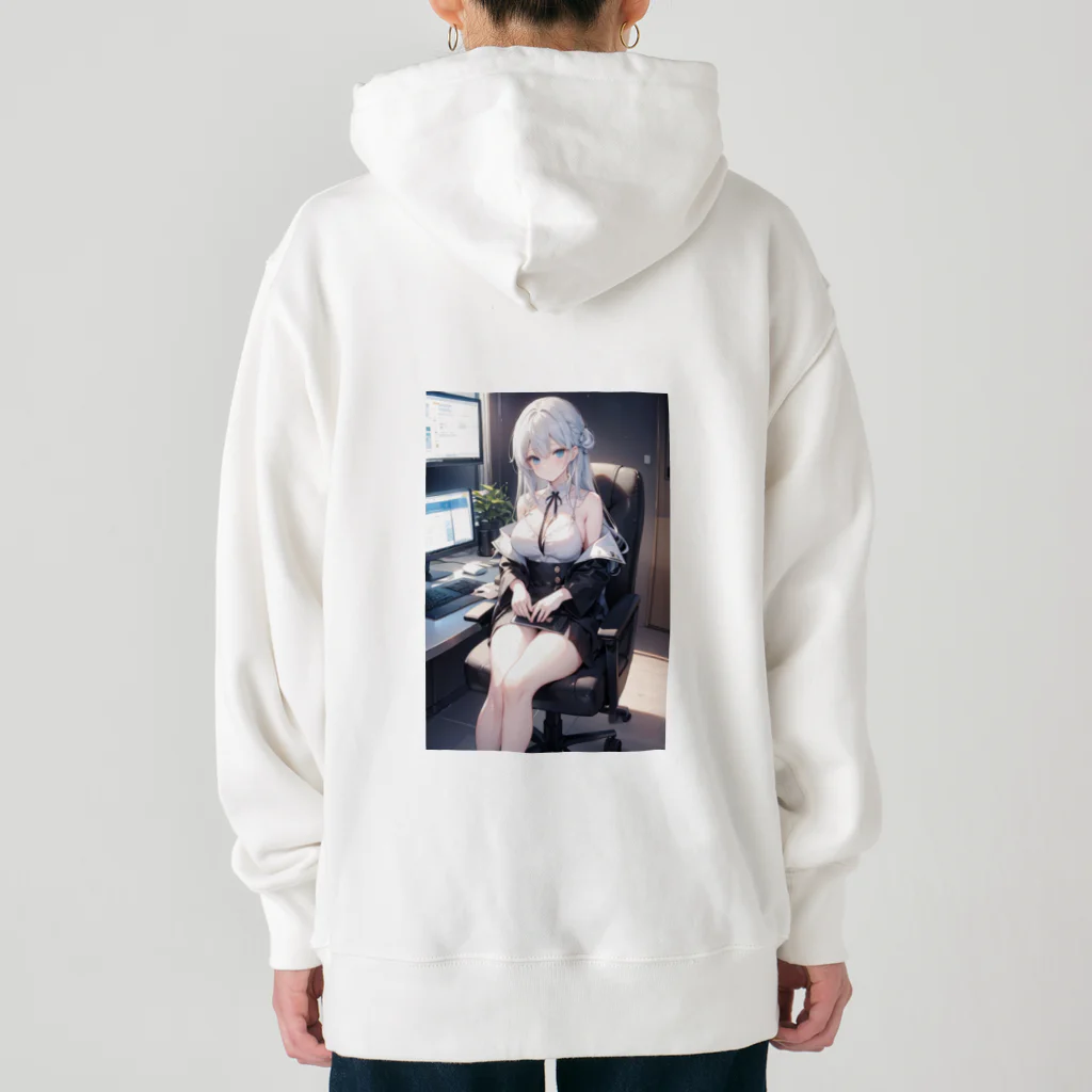 巫女スタぐらむの可愛い上司 Heavyweight Hoodie