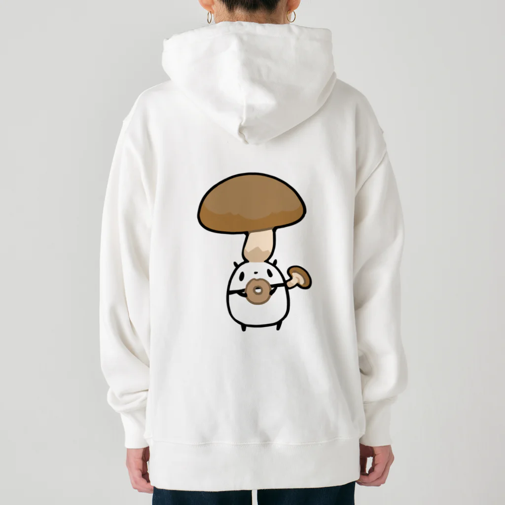 うさやのシイタケに侵食されるパンダ Heavyweight Hoodie