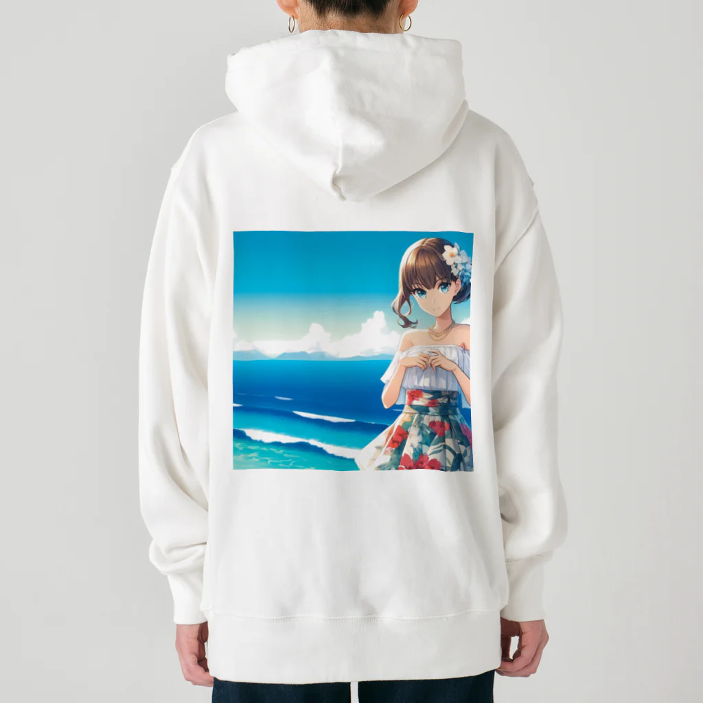 かるるんショップの海と南国と水着と　夏休み Heavyweight Hoodie