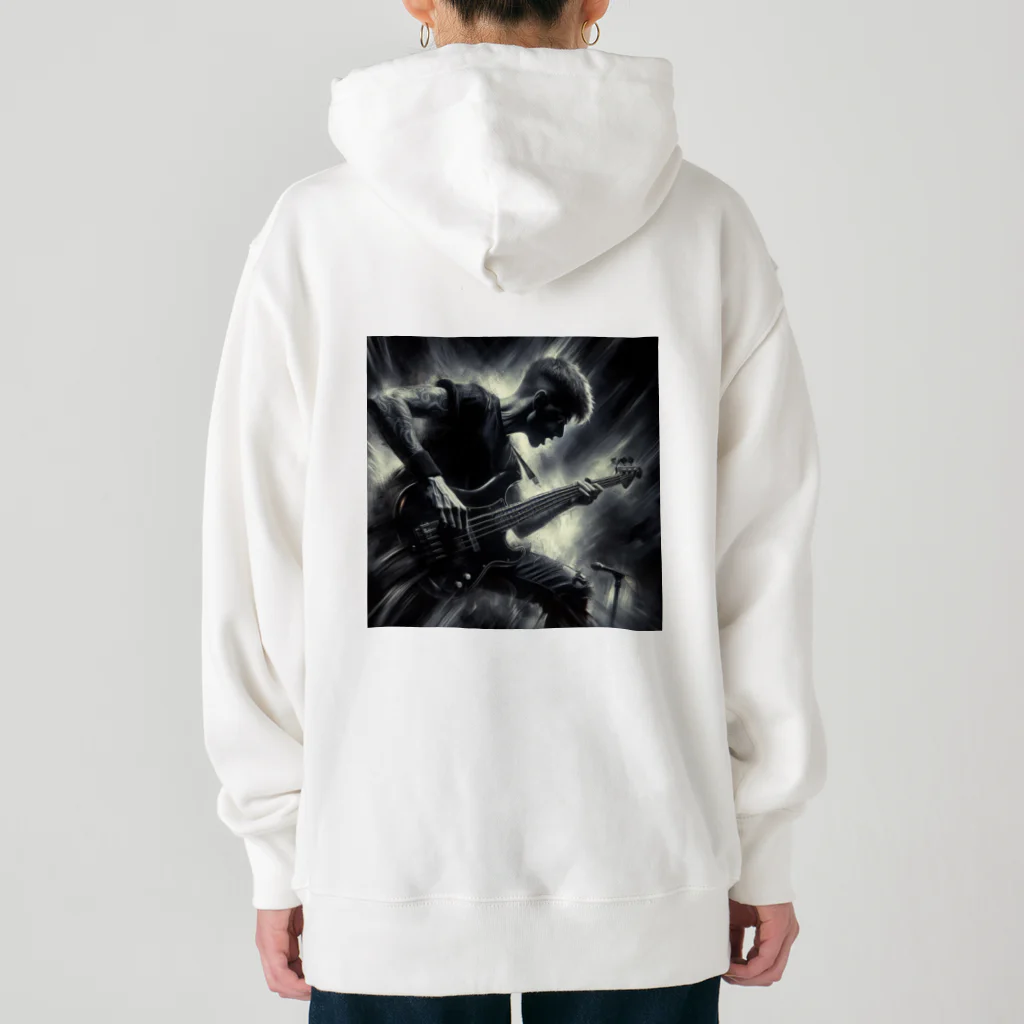 山月海のbassist Heavyweight Hoodie