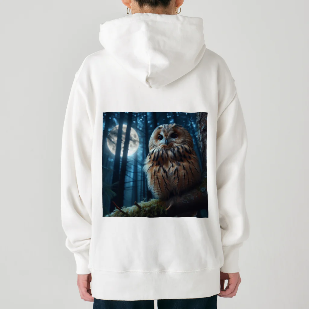 yuriseのフクロウ🦉グッズ Heavyweight Hoodie