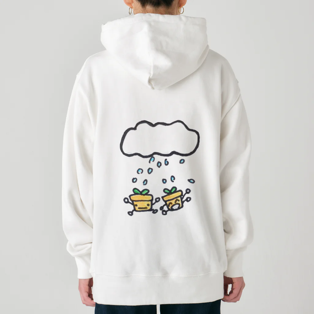 greetenの植木に雨を Heavyweight Hoodie