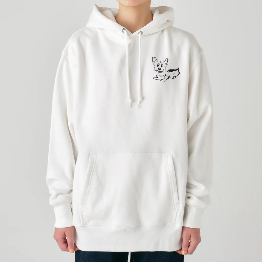 Makoto_Kohaneのシンプルヨーキー Heavyweight Hoodie