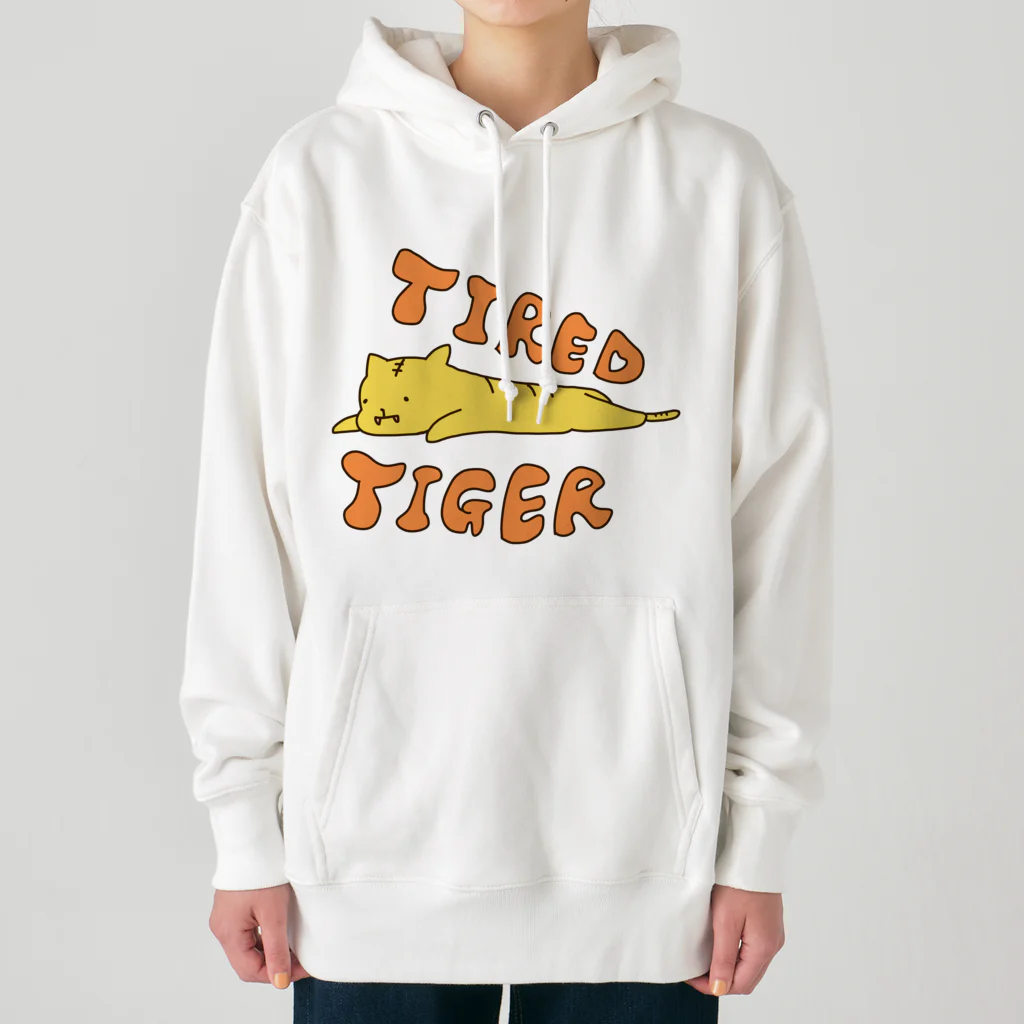 超健康のTIRED TIGER Heavyweight Hoodie