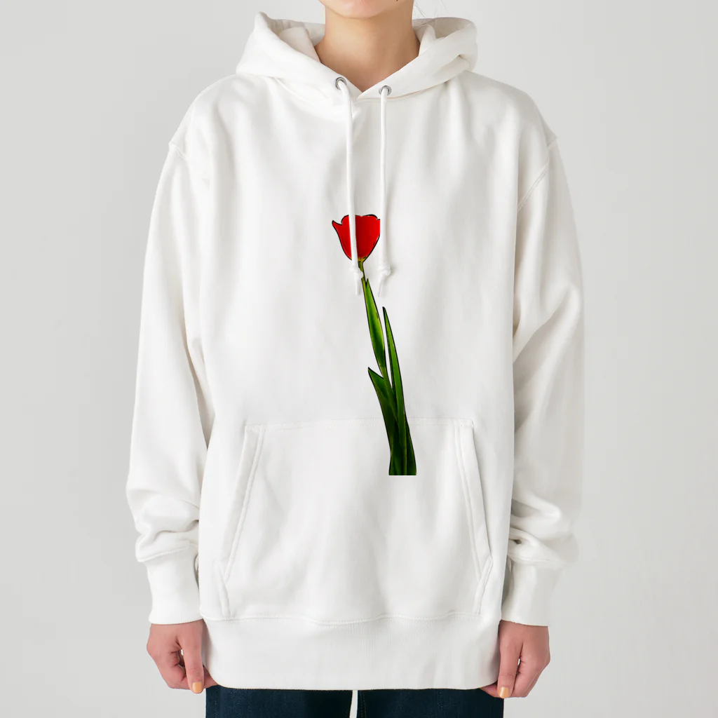 Onuuuun Artのチューリップ Heavyweight Hoodie