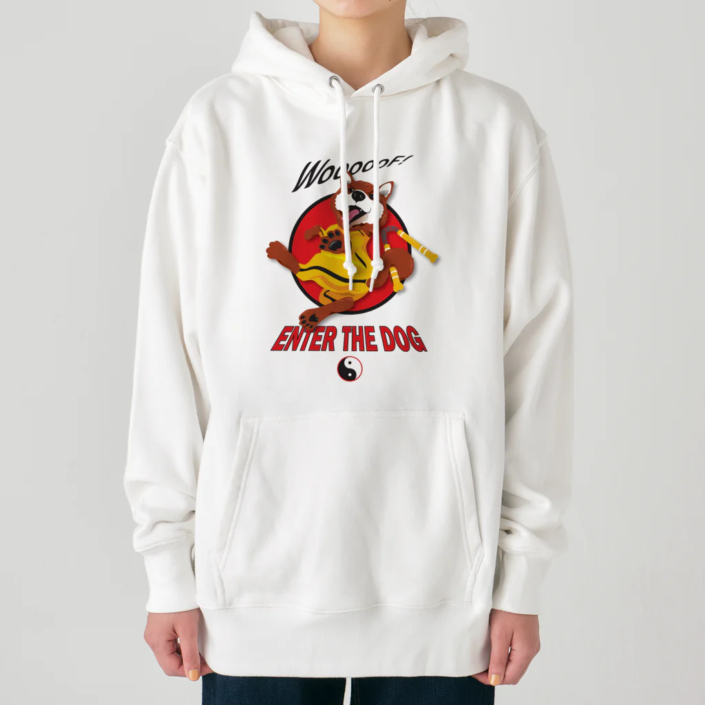 ShibazooのEnter the Dog- Dog Kung Fu! Heavyweight Hoodie