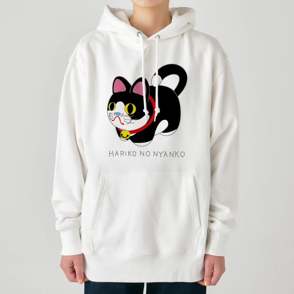 オグオグモグモグの張り子のハチワレニャンコ Heavyweight Hoodie