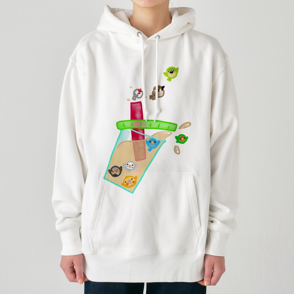 Lily bird（リリーバード）のタピオカ小鳥とミルクティー Heavyweight Hoodie