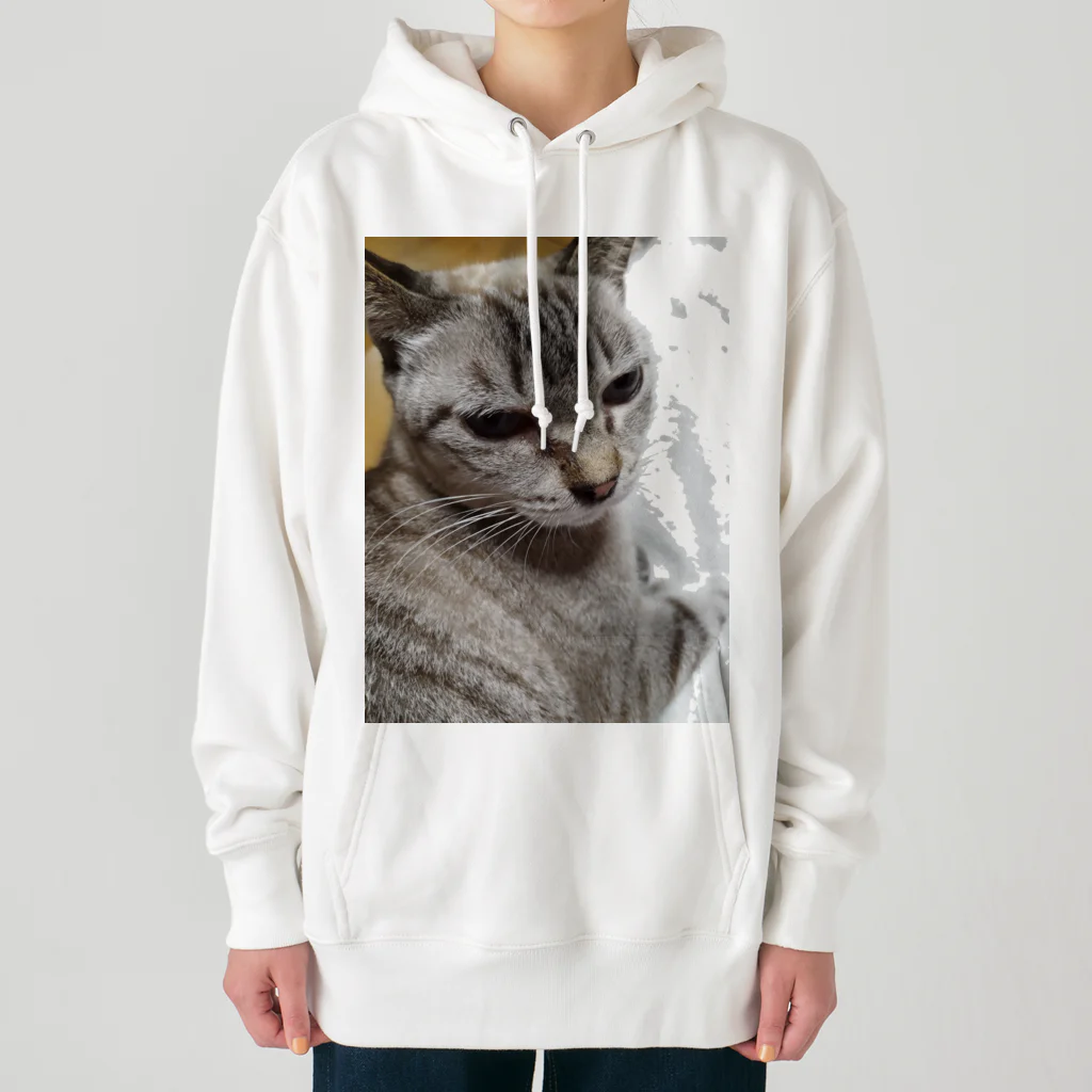 ねこの森でお散歩のさあ、モフりなさいよ。 Heavyweight Hoodie