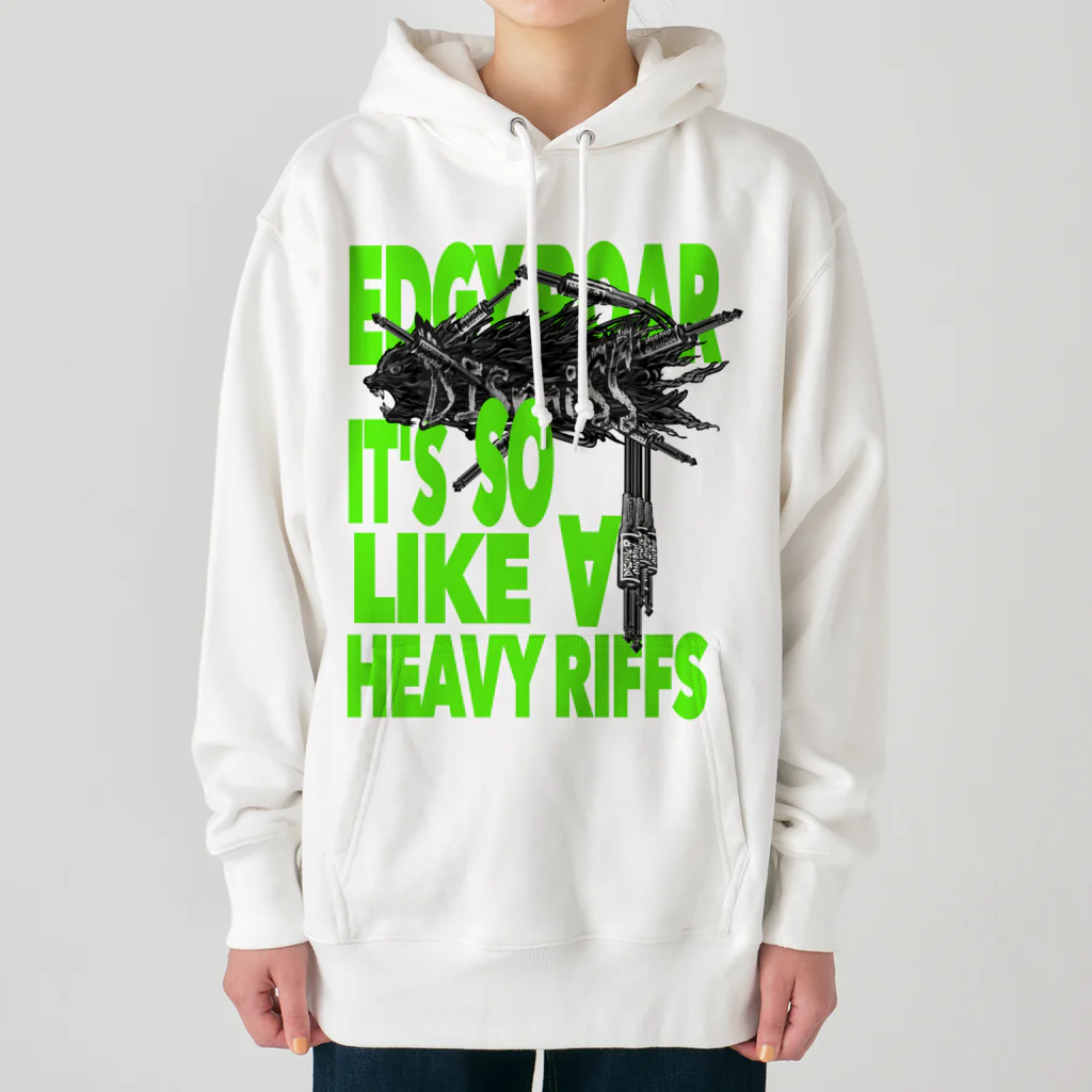 ONE PLUG DISordeRの''edgy roar it's so like a heavy riffs'' Heavyweight Hoodie