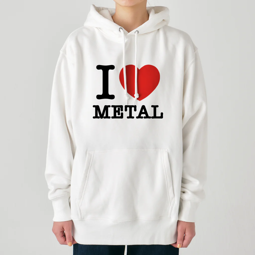 HachijuhachiのI LOVE METAL ヘビーウェイトパーカー