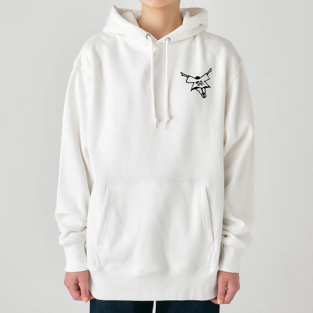 オオサンショウウオの祭りに飛び込むくん Heavyweight Hoodie