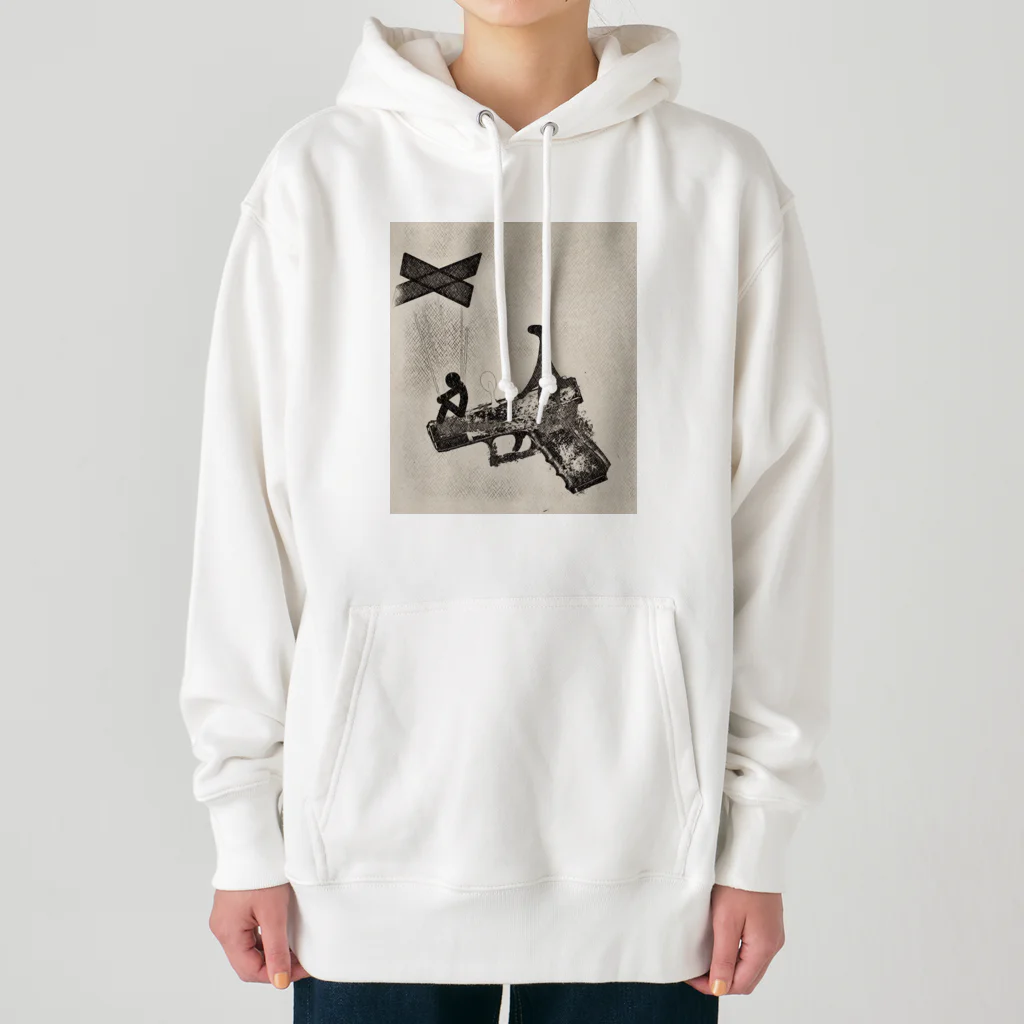 SaBaaaaの恐竜と人形 Heavyweight Hoodie