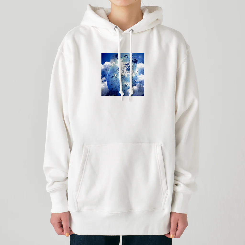 yuucanvasの宇宙アート･水の惑星 Heavyweight Hoodie