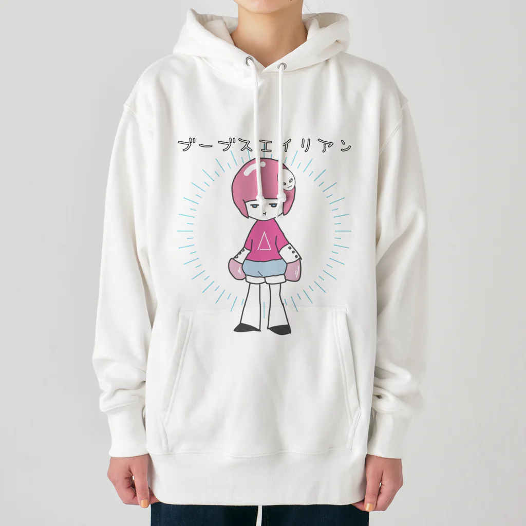 ブーブスエイリアンのパステルガール Heavyweight Hoodie