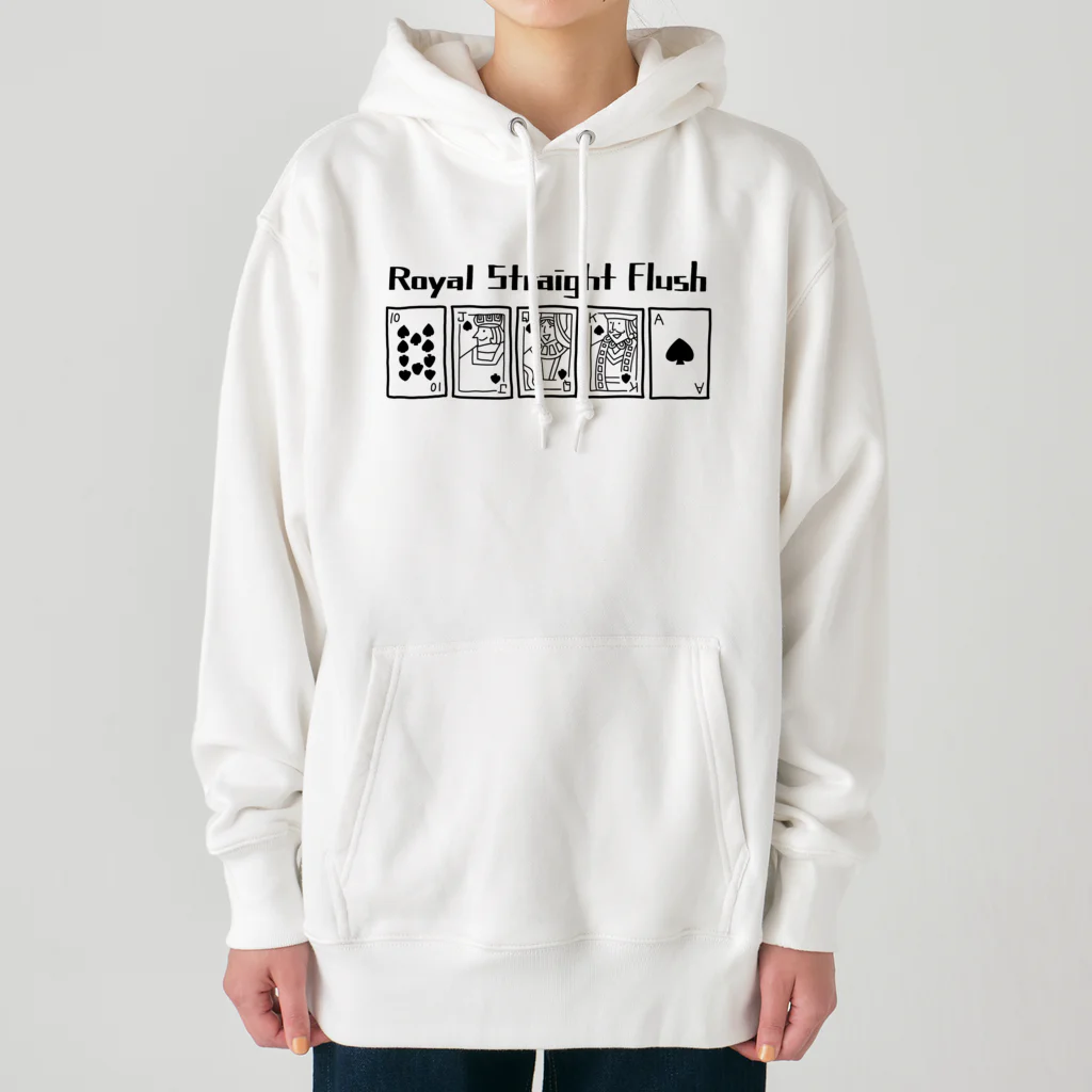 📦キマグレファクトリー📦のRoyal Straight Flush (ホワイト) Heavyweight Hoodie