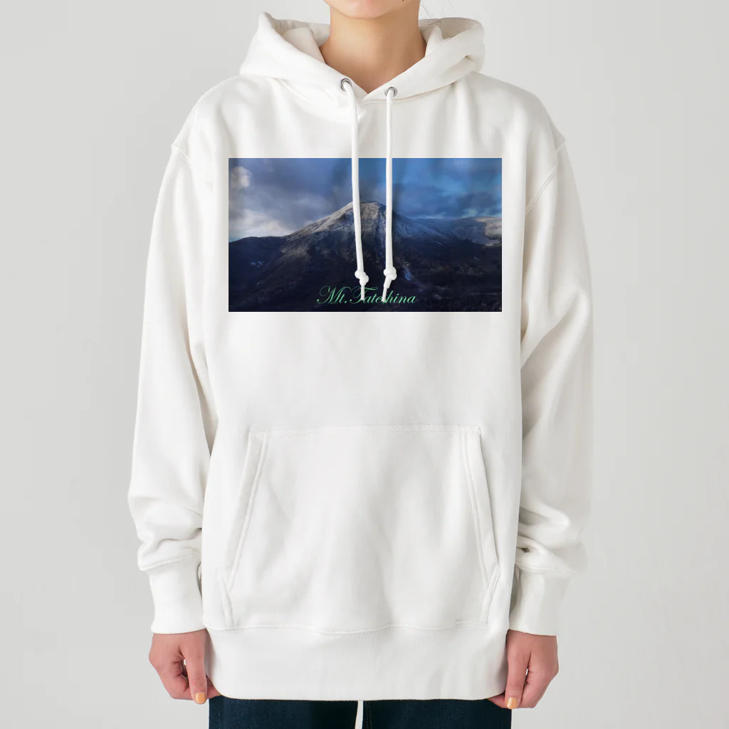 D-aerialのシネマティック蓼科山 Heavyweight Hoodie