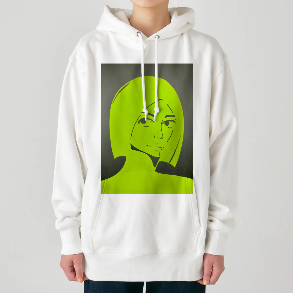 わかばーとの蛍光少女 Heavyweight Hoodie