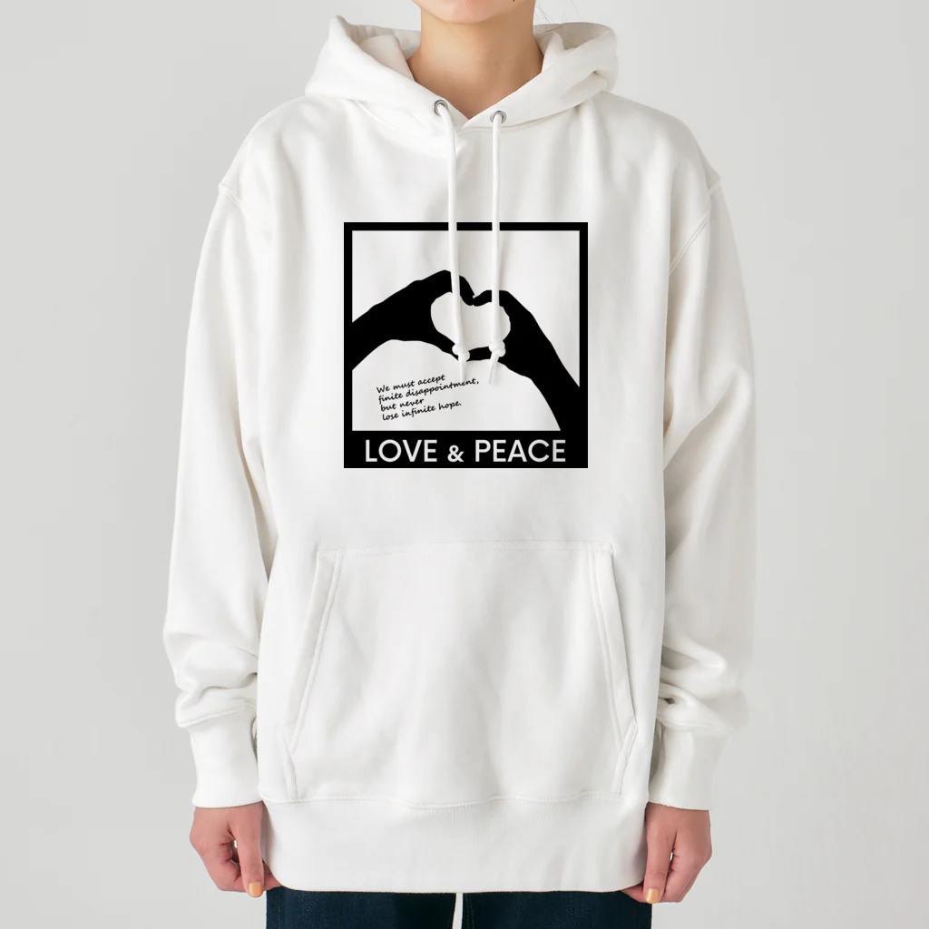 アージーのLOVE and PEACE Heavyweight Hoodie