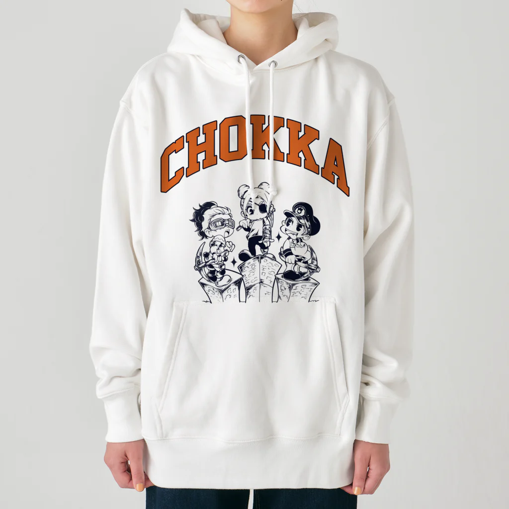 大人企画のCHOKKAカレッジロゴ Heavyweight Hoodie