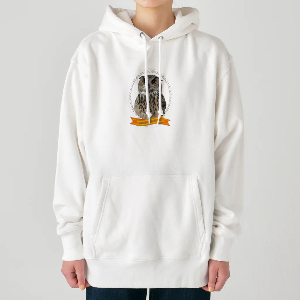 炭火焼パンダ商店のシベリアワシミミズクのれもん Heavyweight Hoodie