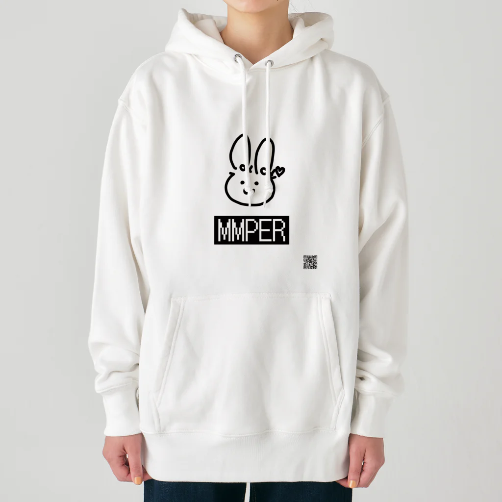 みみぴのおみせ～SUZURI出張店のMMPERアイテム(みみぴサイン) Heavyweight Hoodie