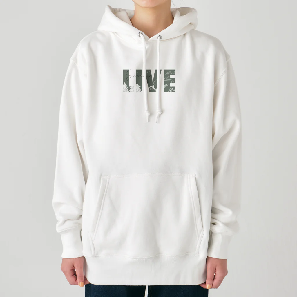 kiki25のシンプルに生きる Heavyweight Hoodie