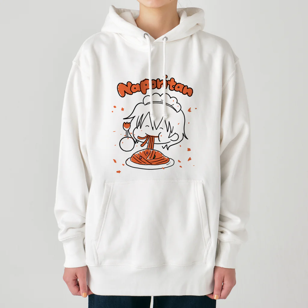 はつしも工房の喫茶ゆりィの飛び散りナポリタン Heavyweight Hoodie