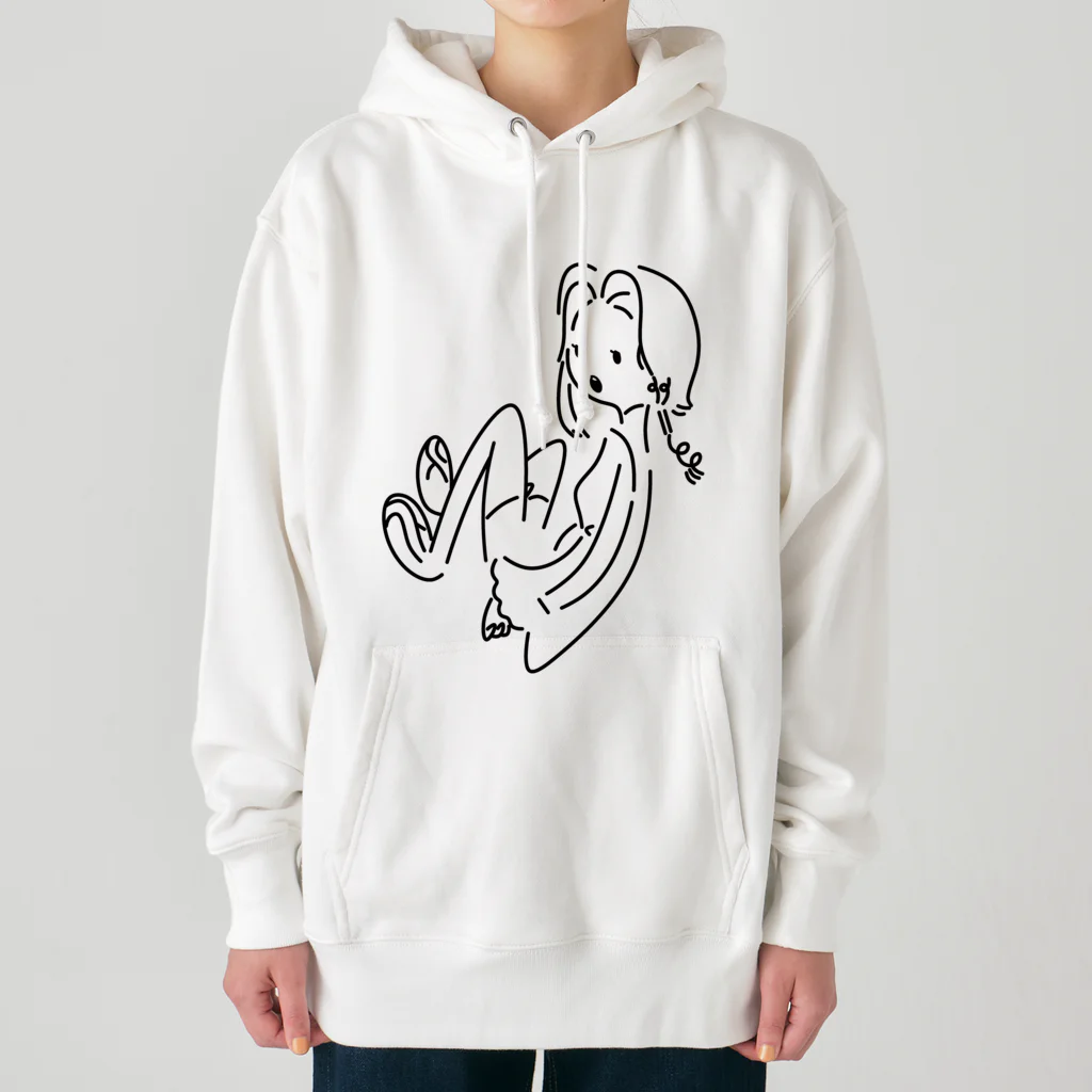 haju:shop | ハユショップのおすわりハユ Heavyweight Hoodie