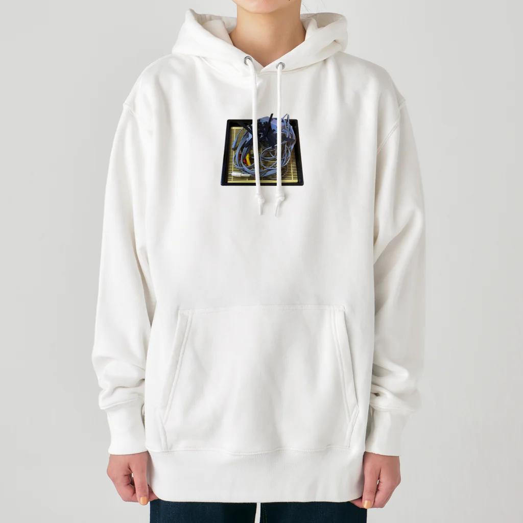 電気バチのおそば Heavyweight Hoodie