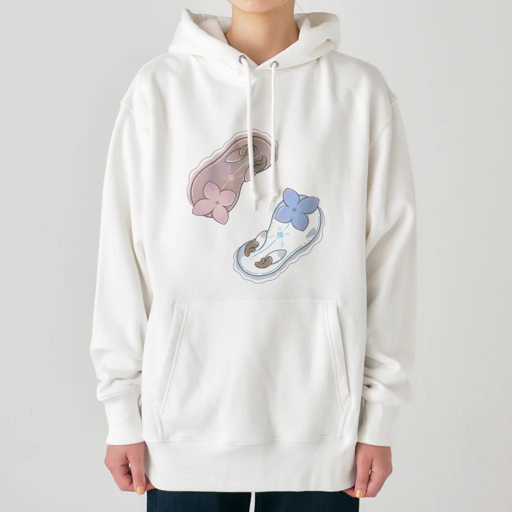 Jackalope Houseのツノアリウサギアジサイモドキウミウシ 2匹ver. Heavyweight Hoodie