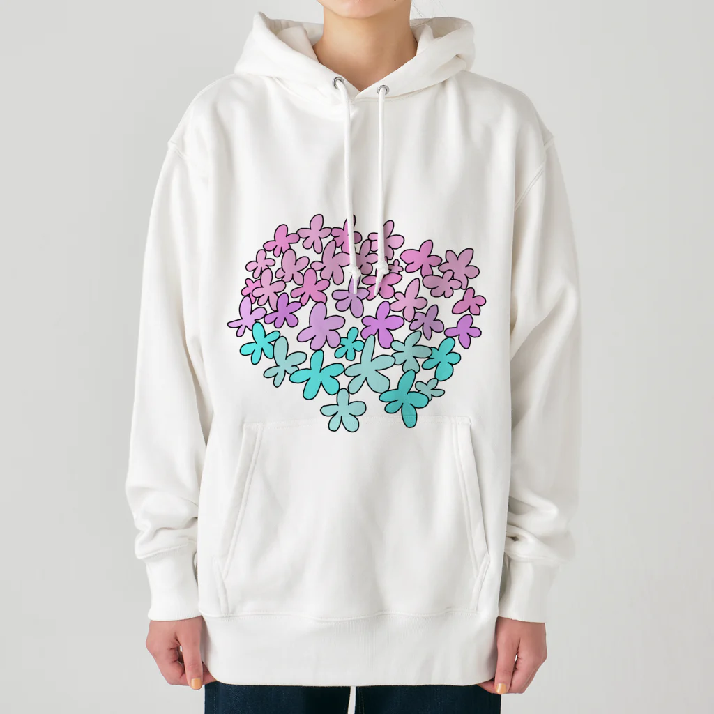 差替洋装店の長女さんの花畑 Heavyweight Hoodie