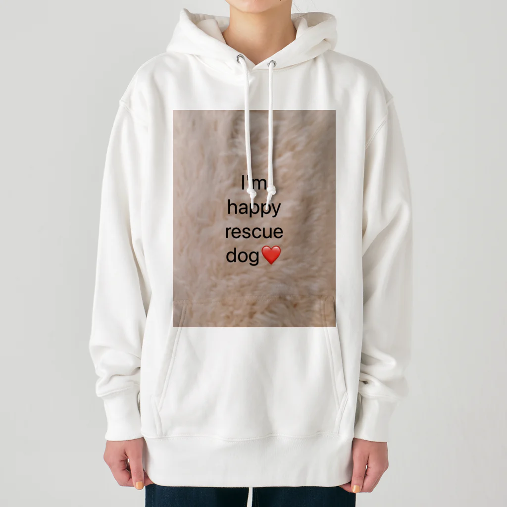 cocoaの❤️幸せな保護犬と飼い主さんの為のグッズ❤️ Heavyweight Hoodie