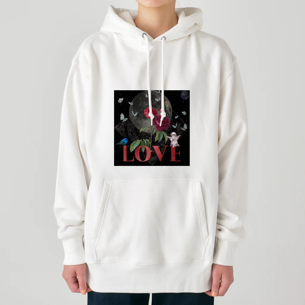 manamjのLOVE Heavyweight Hoodie