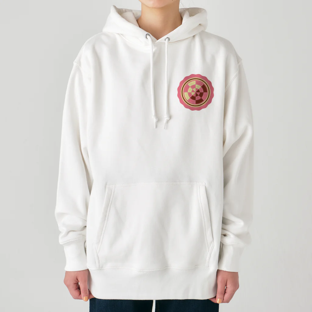 ハナドリカ SUZURI店の花の形の板チョコ(苺) Heavyweight Hoodie